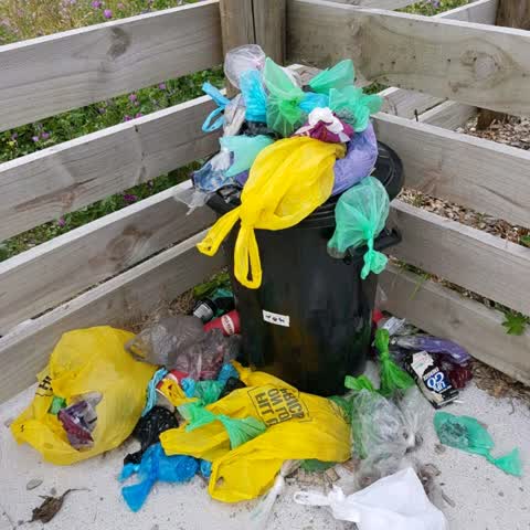 Rubbish/Recycling — a report photo