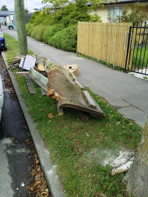 Rubbish/Recycling, a report photo