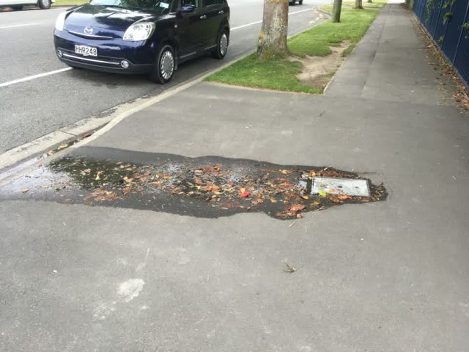 The photograph attached to this water supply report
