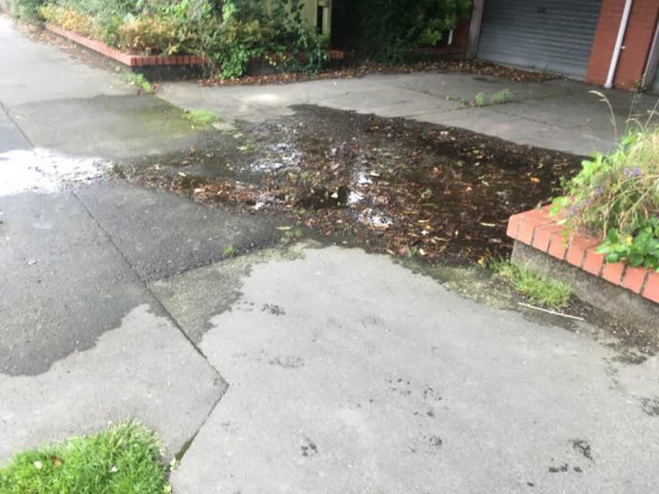 The photograph attached to this water supply report