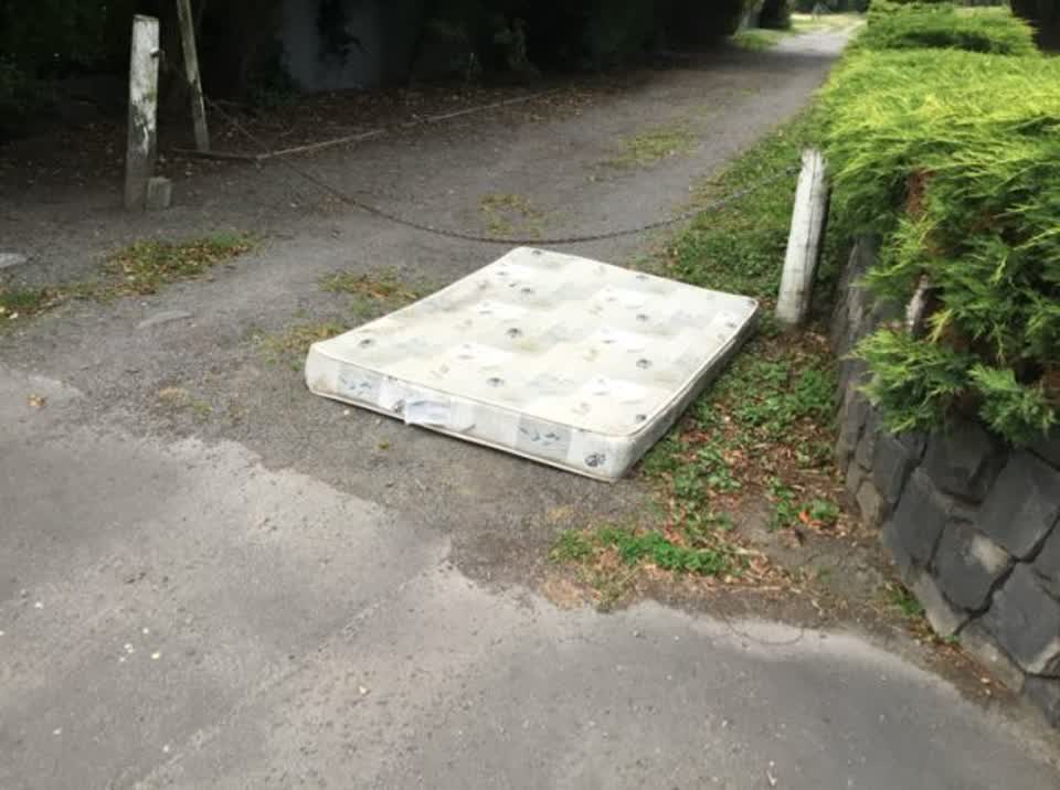 The photograph attached to this rubbish/recycling report