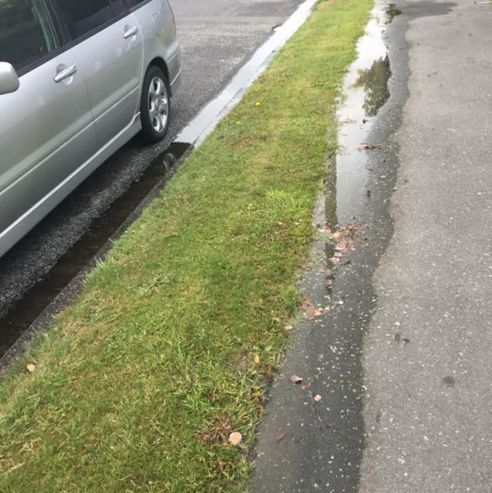 The photograph attached to this water supply report