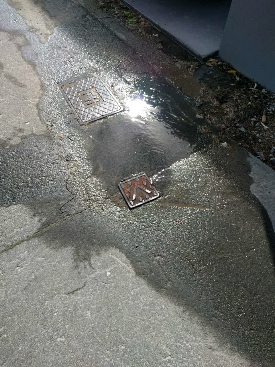 The photograph attached to this water supply report