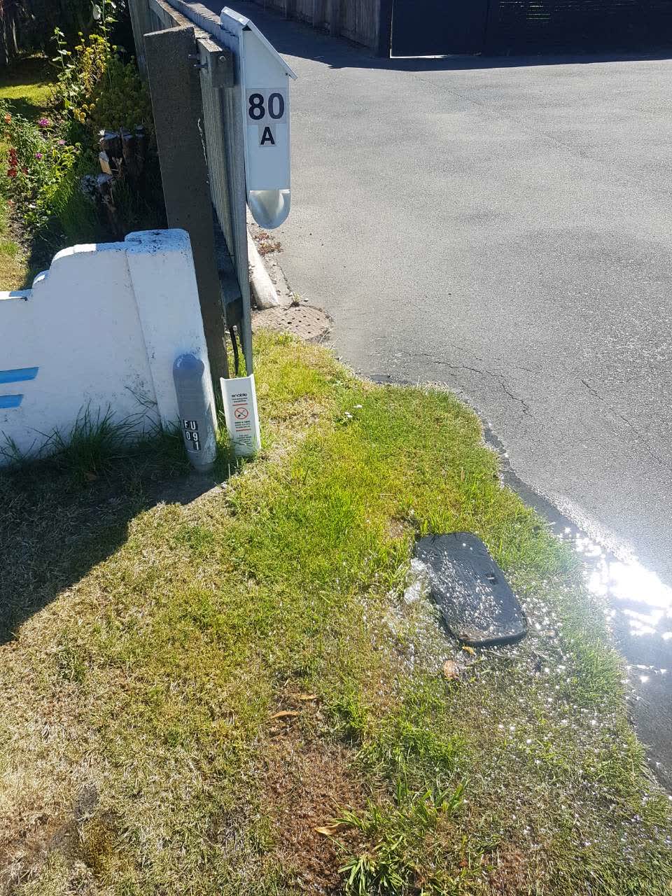 The photograph attached to this water supply report