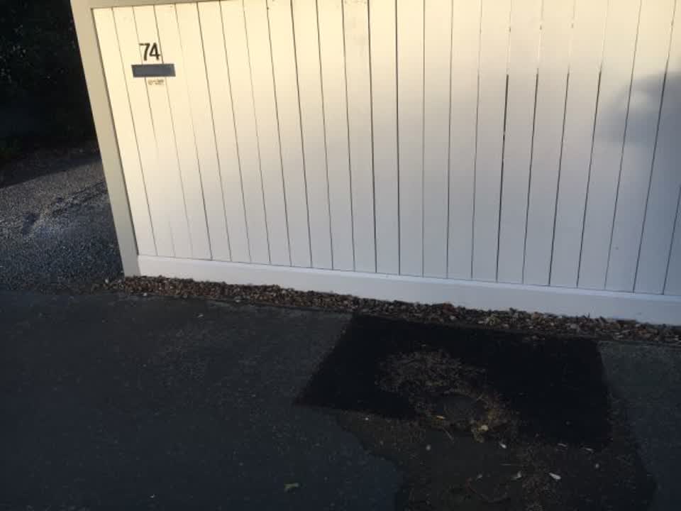 The photograph attached to this water supply report