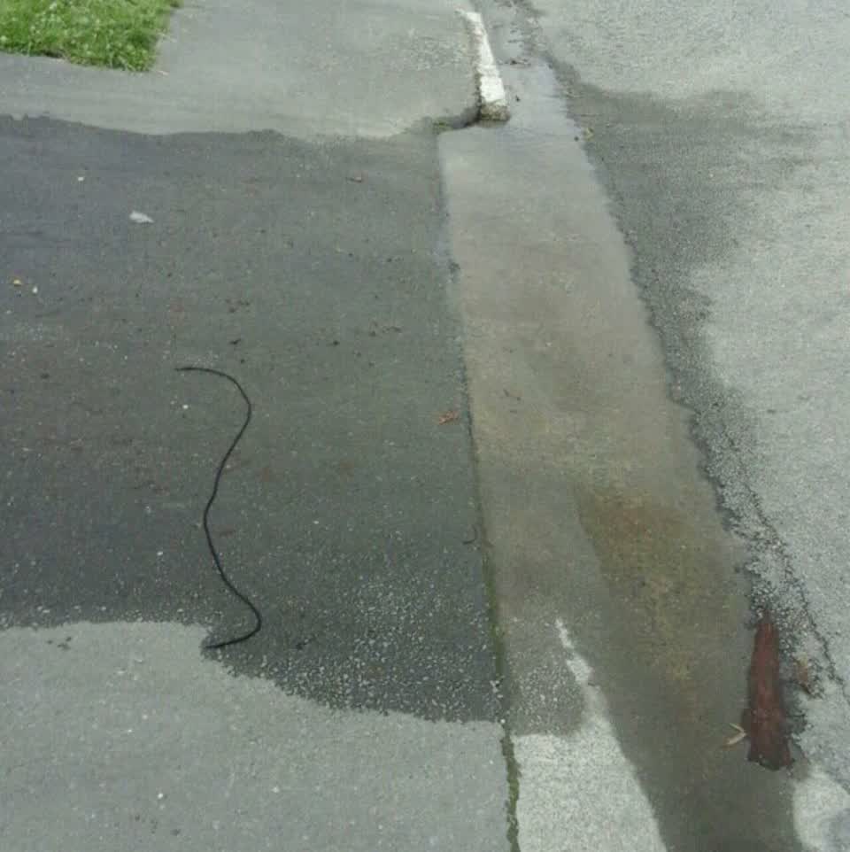 The photograph attached to this water supply report
