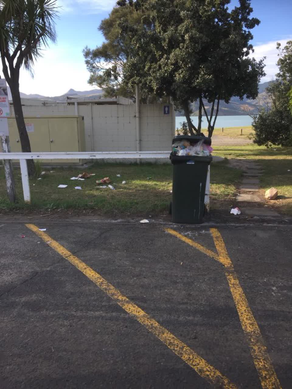 The photograph attached to this rubbish/recycling report