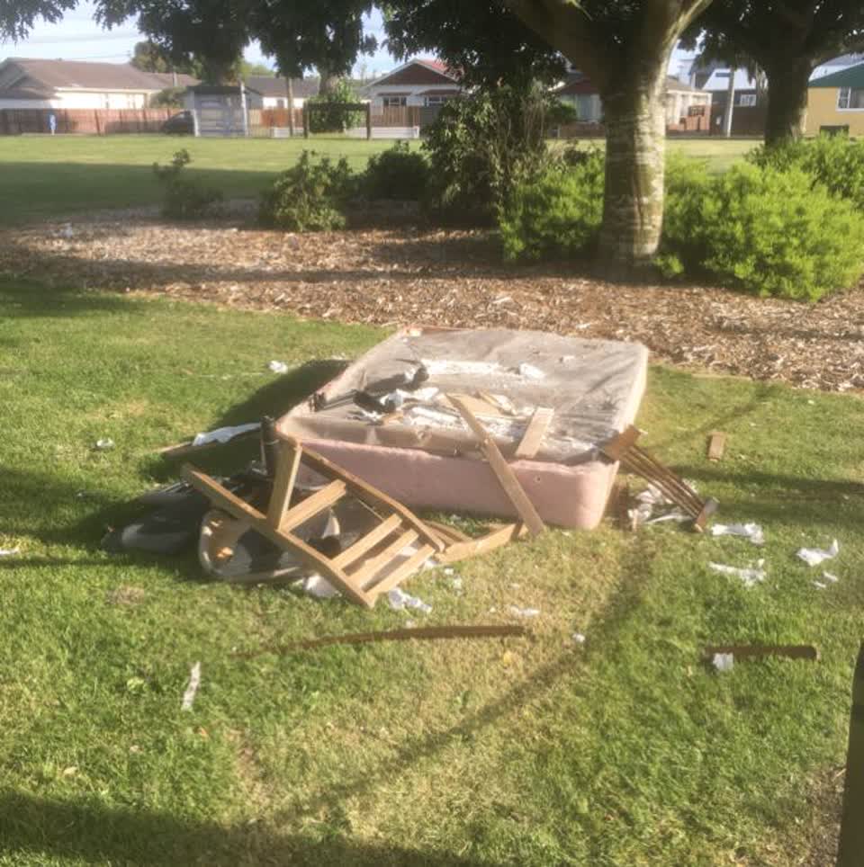 The photograph attached to this parks report