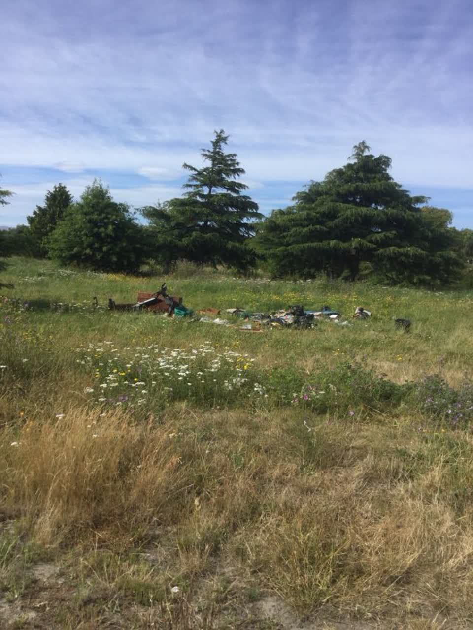 The photograph attached to this rubbish/recycling report