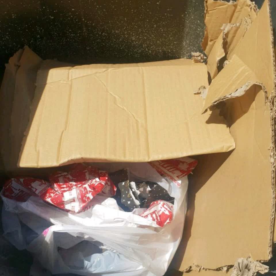 The photograph attached to this rubbish/recycling report
