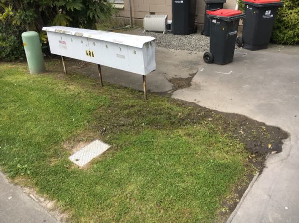 The photograph attached to this water supply report