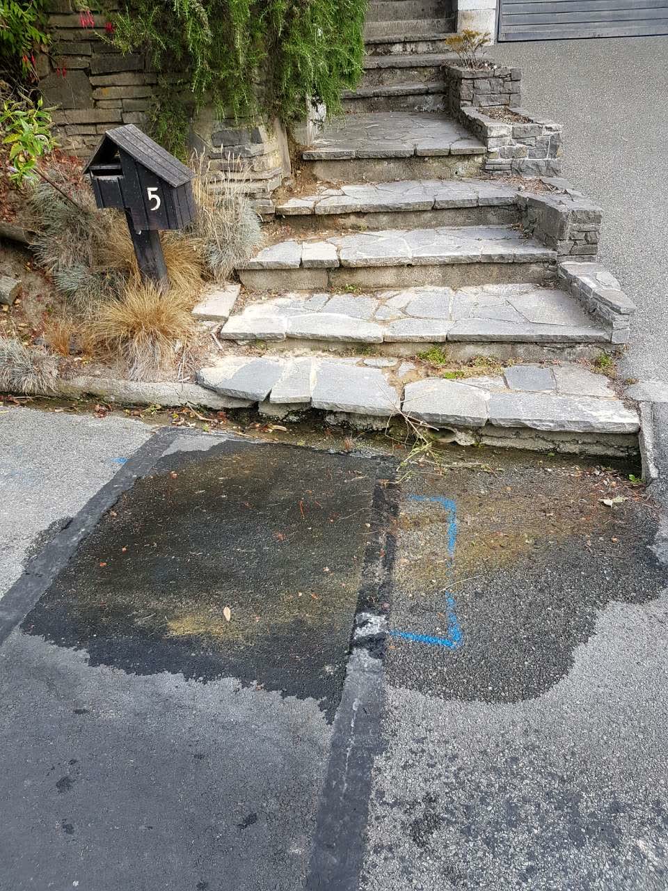 The photograph attached to this wastewater/stormwater report