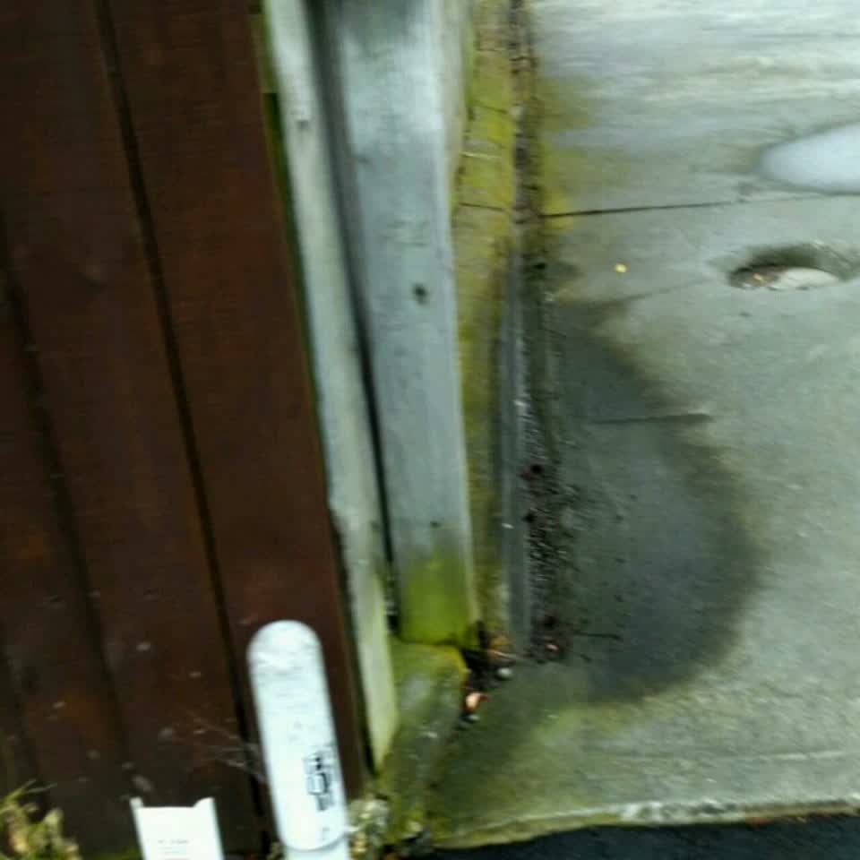 The photograph attached to this flooding report