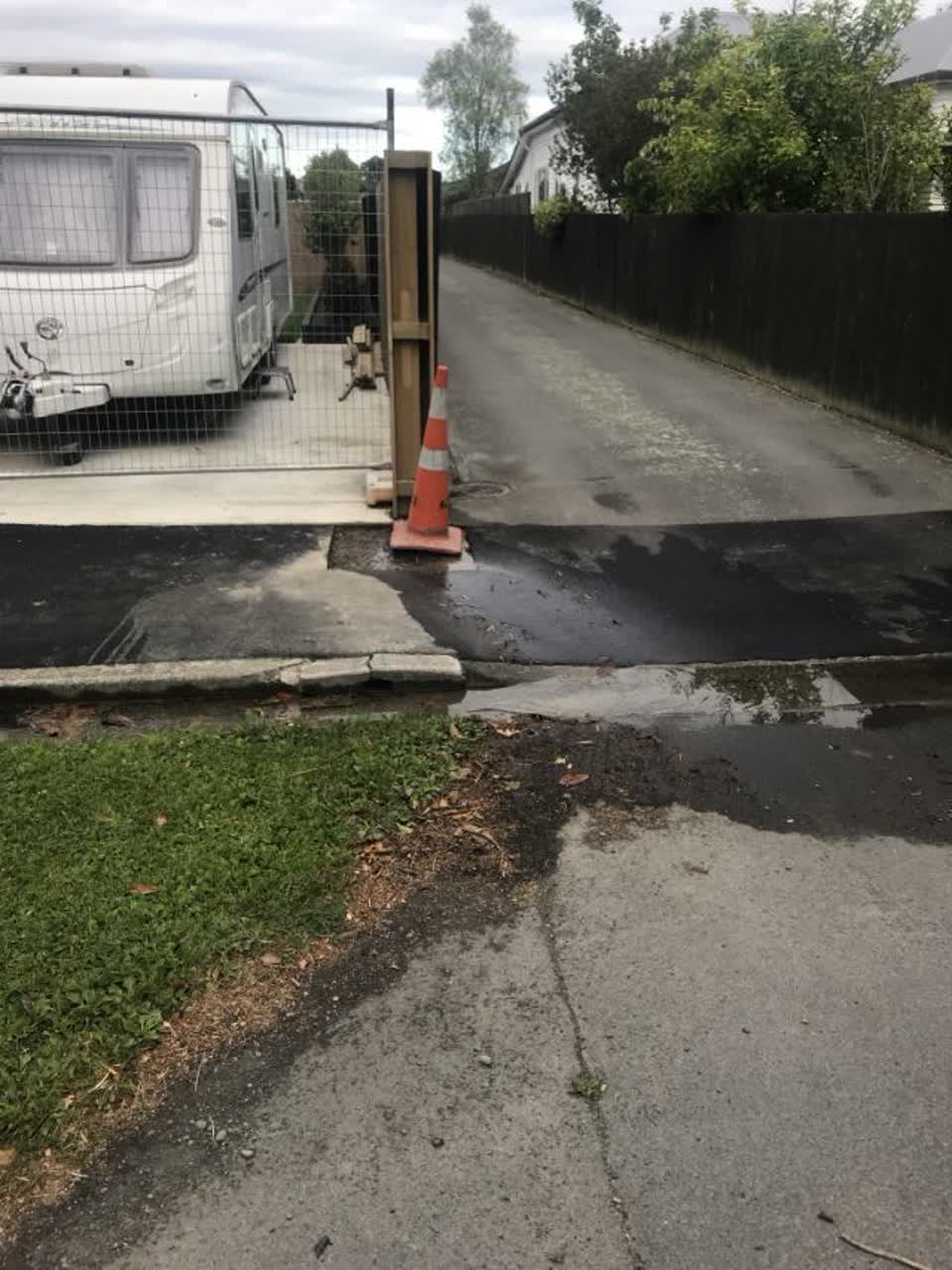 The photograph attached to this water supply report