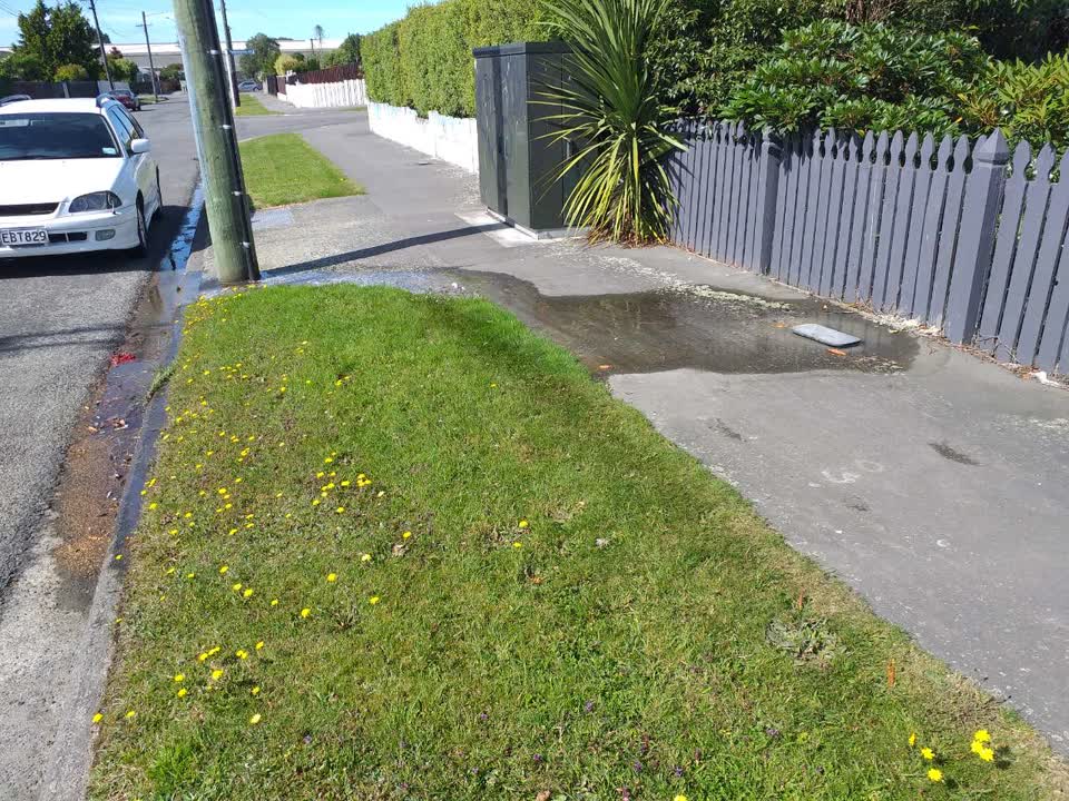 The photograph attached to this water supply report