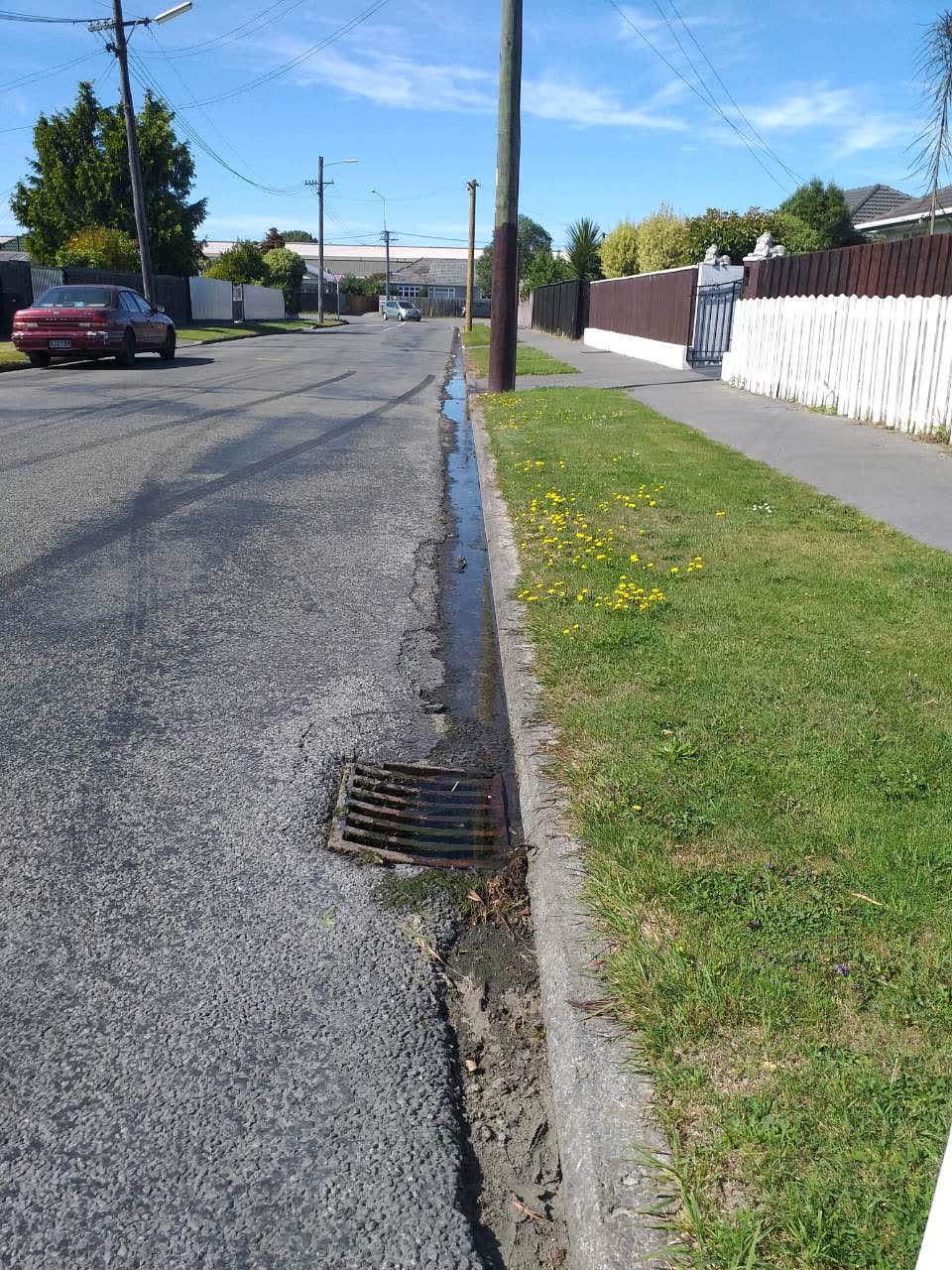 The photograph attached to this wastewater/stormwater report