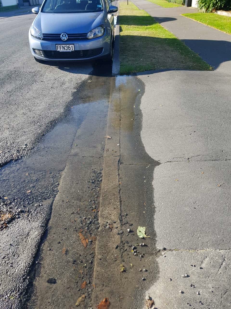 The photograph attached to this water supply report