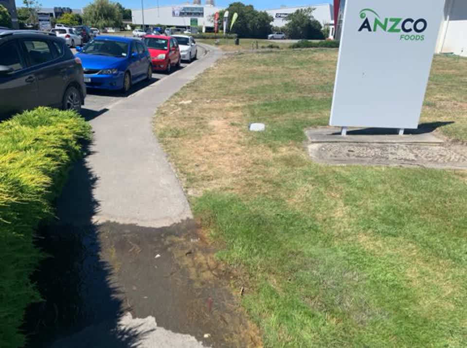 The photograph attached to this water supply report