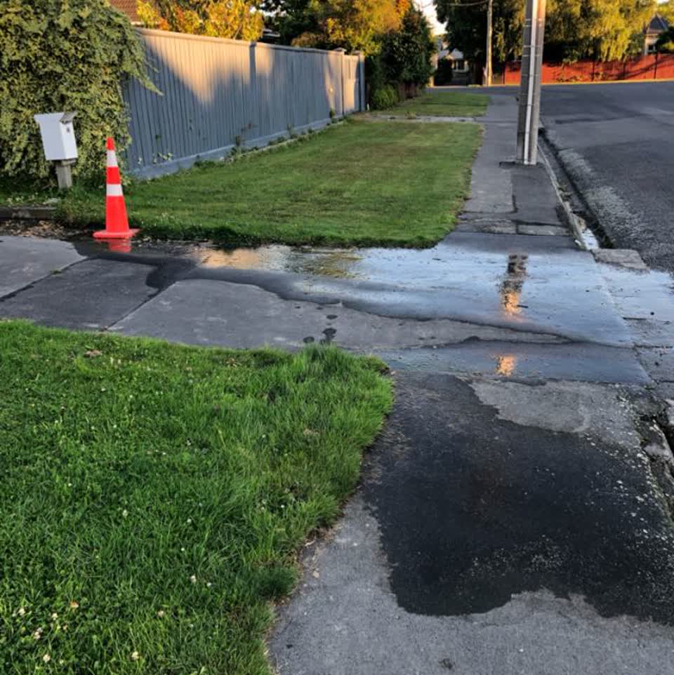 The photograph attached to this water supply report