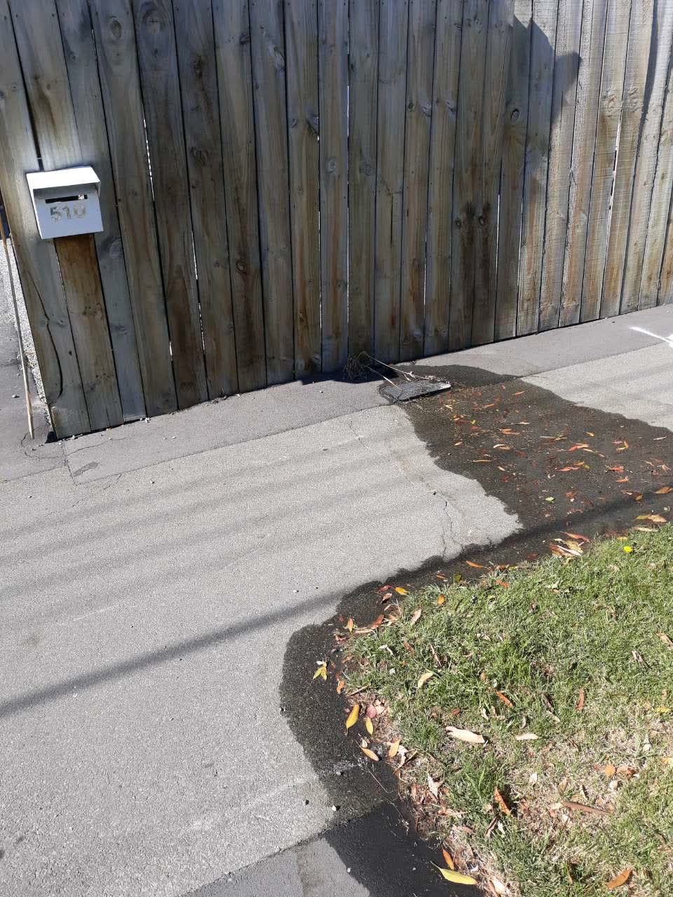 The photograph attached to this water supply report