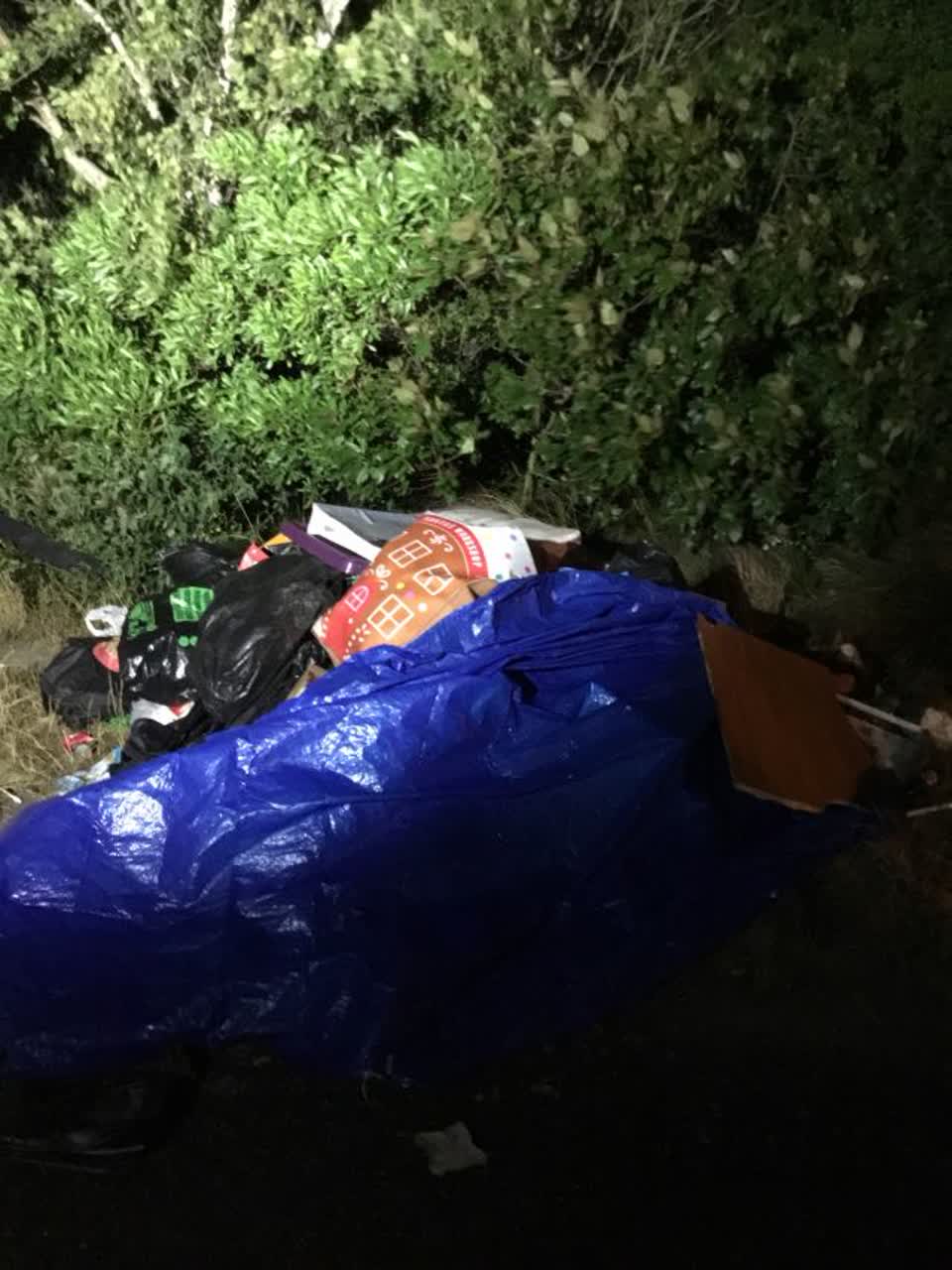 The photograph attached to this rubbish/recycling report