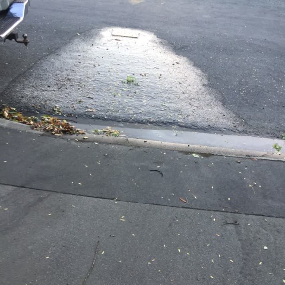 The photograph attached to this wastewater/stormwater report