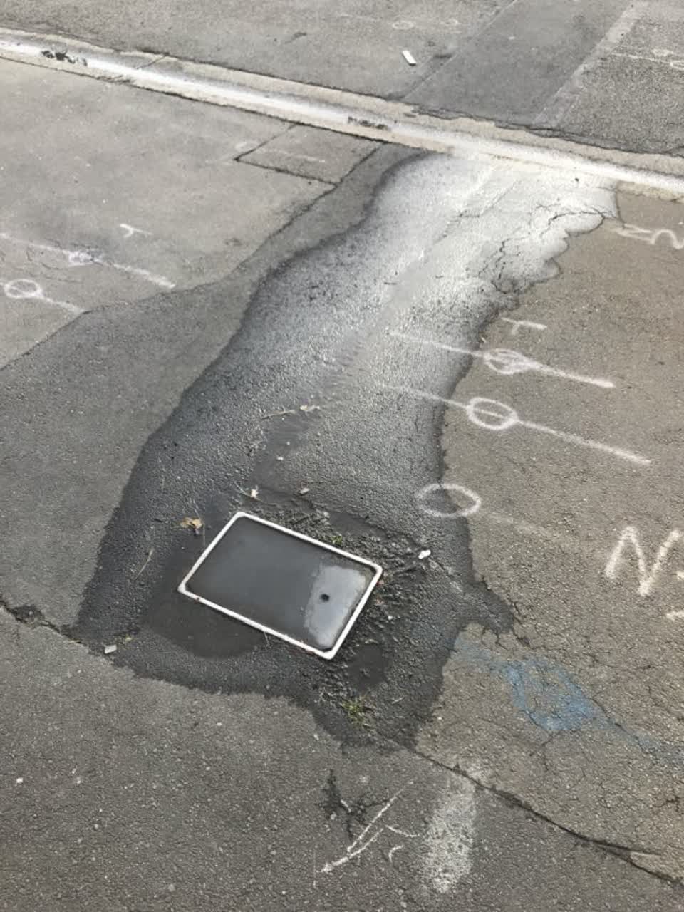 The photograph attached to this water supply report