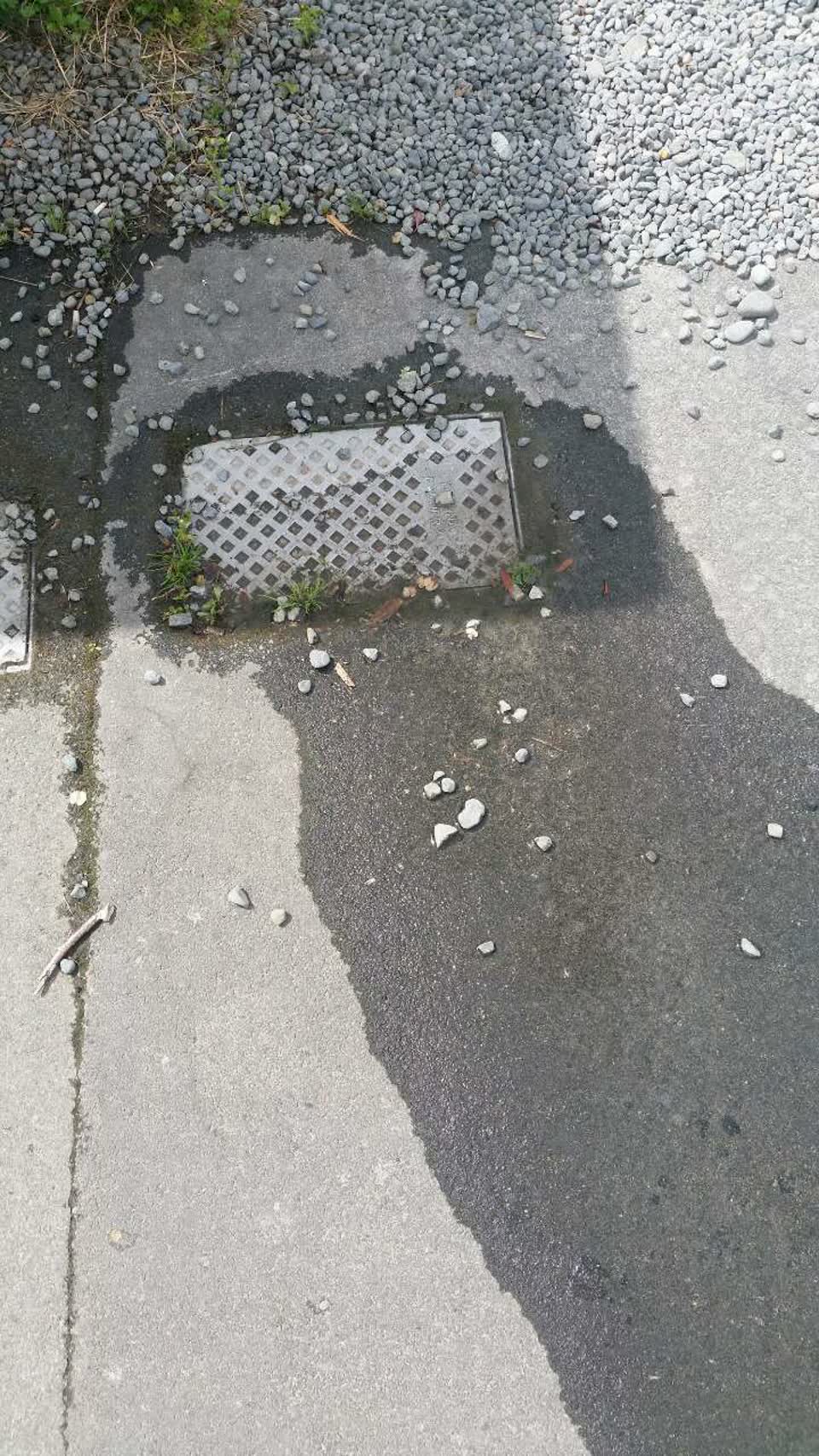 The photograph attached to this water supply report