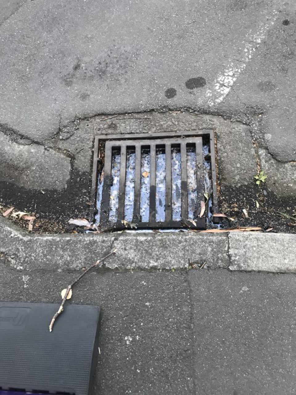 The photograph attached to this wastewater/stormwater report