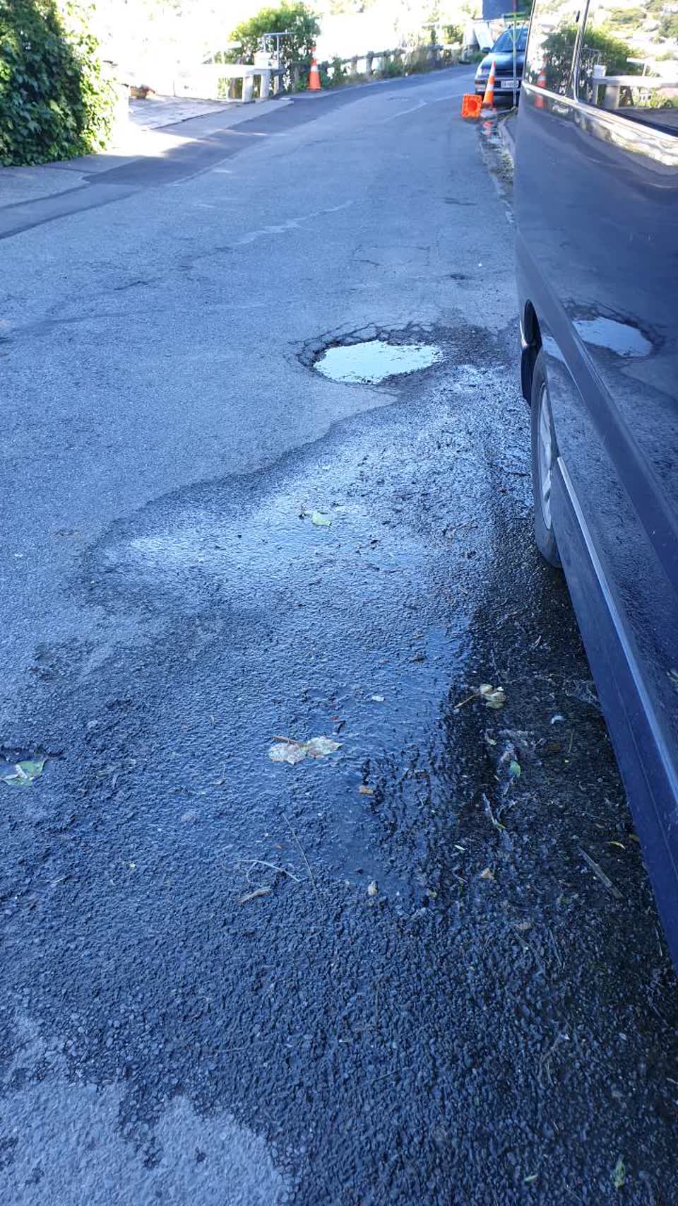 The photograph attached to this water supply report