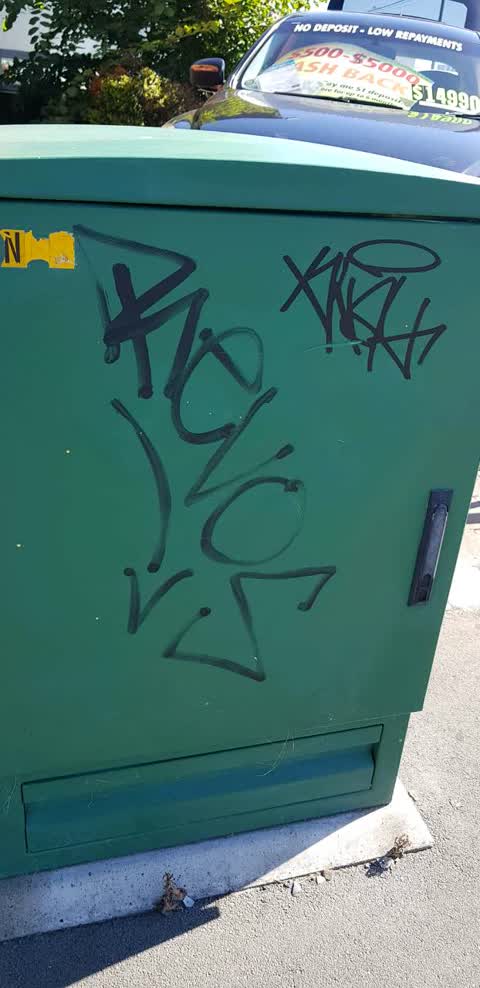 Graffiti, a report photo