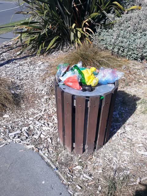 Rubbish/Recycling, a report photo