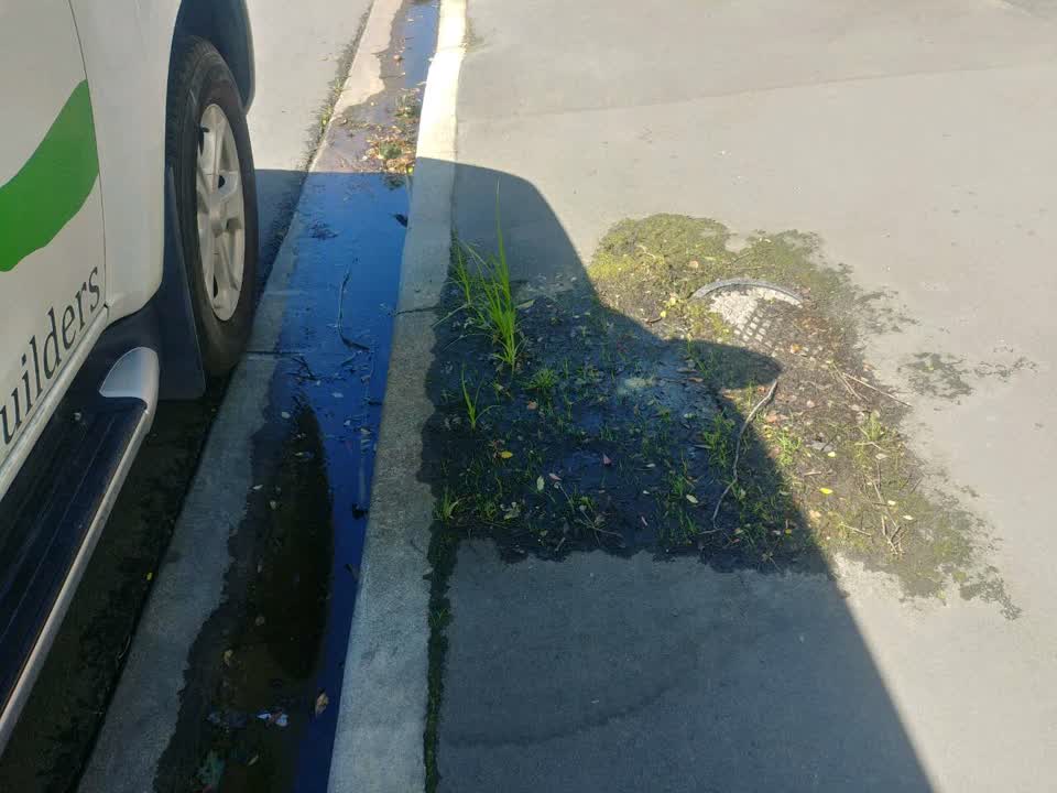 The photograph attached to this wastewater/stormwater report