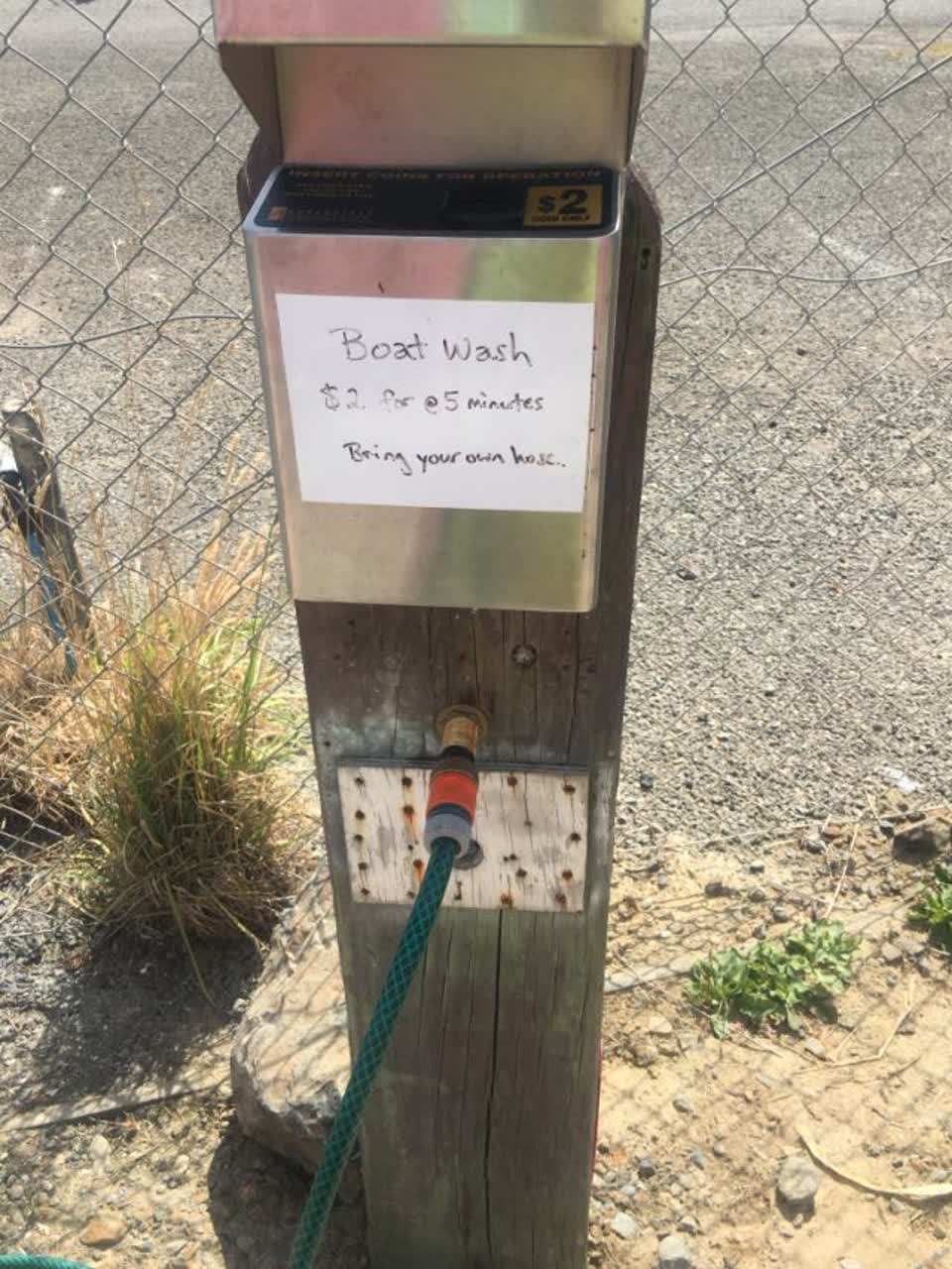 The photograph attached to this water supply report