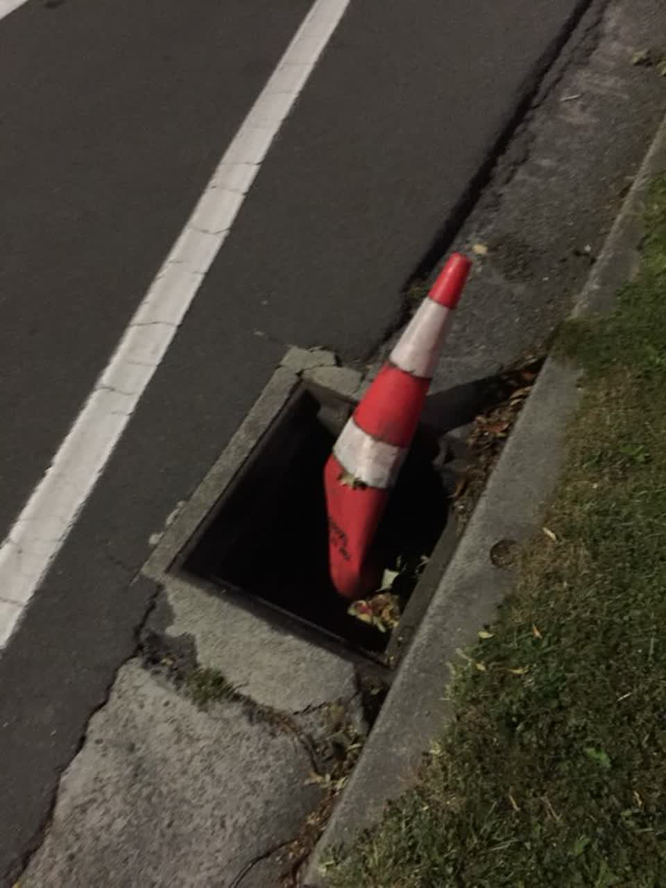 The photograph attached to this wastewater/stormwater report