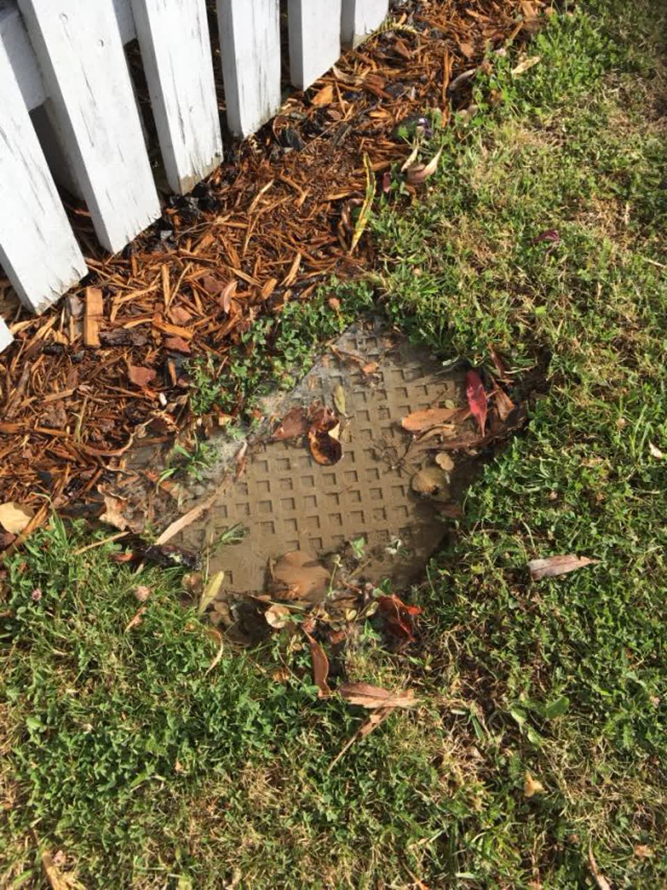 The photograph attached to this wastewater/stormwater report