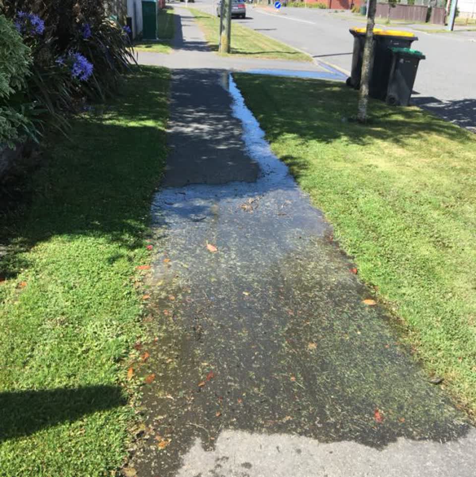 The photograph attached to this water supply report