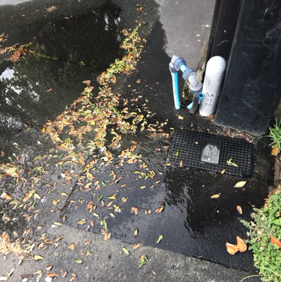 The photograph attached to this water supply report