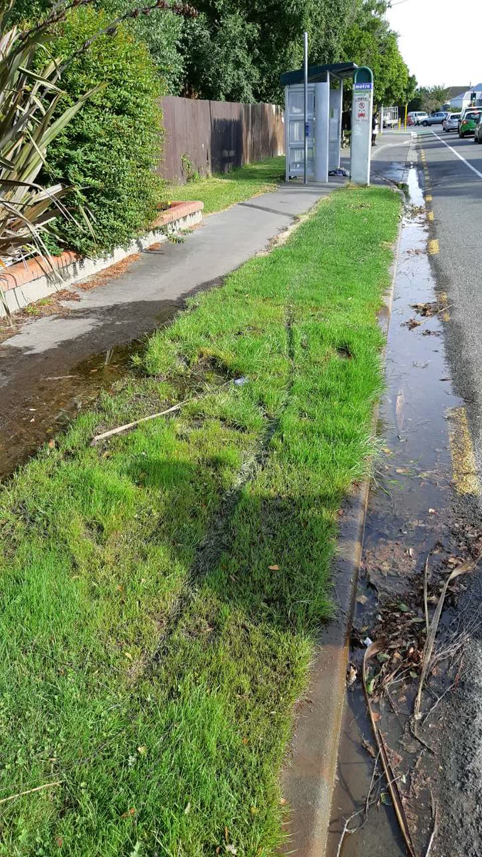 The photograph attached to this water supply report