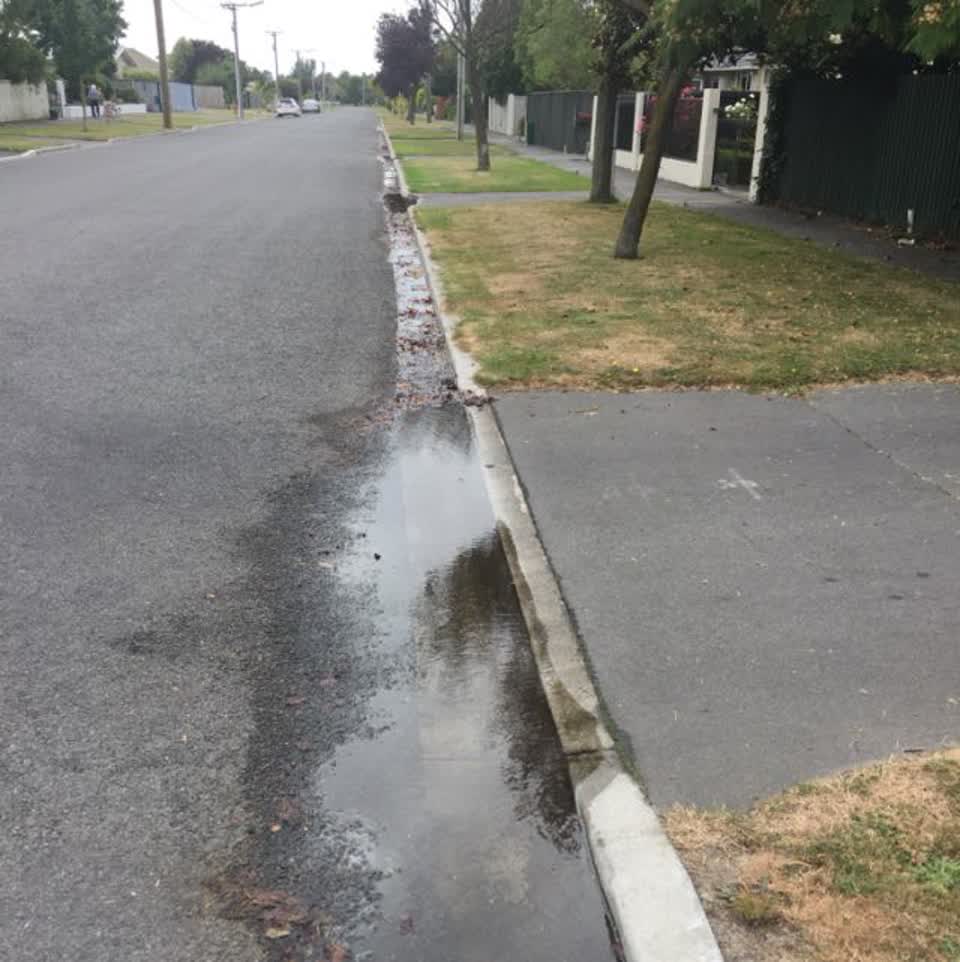 The photograph attached to this water supply report