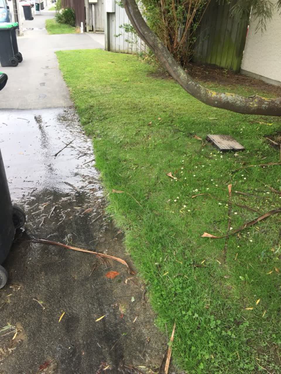 The photograph attached to this wastewater/stormwater report
