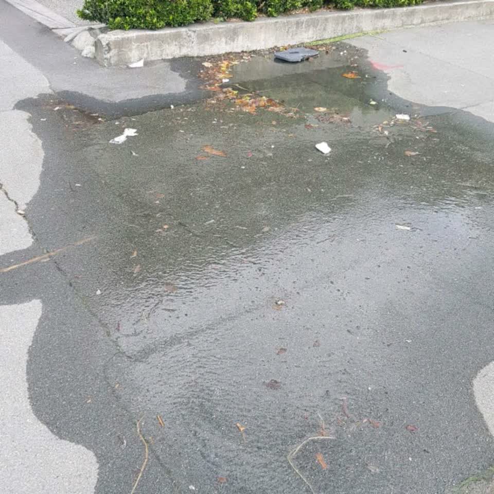 The photograph attached to this wastewater/stormwater report