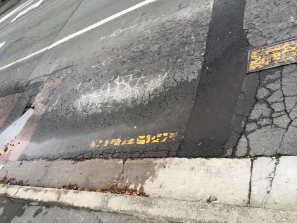 The photograph attached to this flooding report
