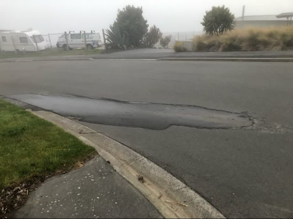 The photograph attached to this wastewater/stormwater report