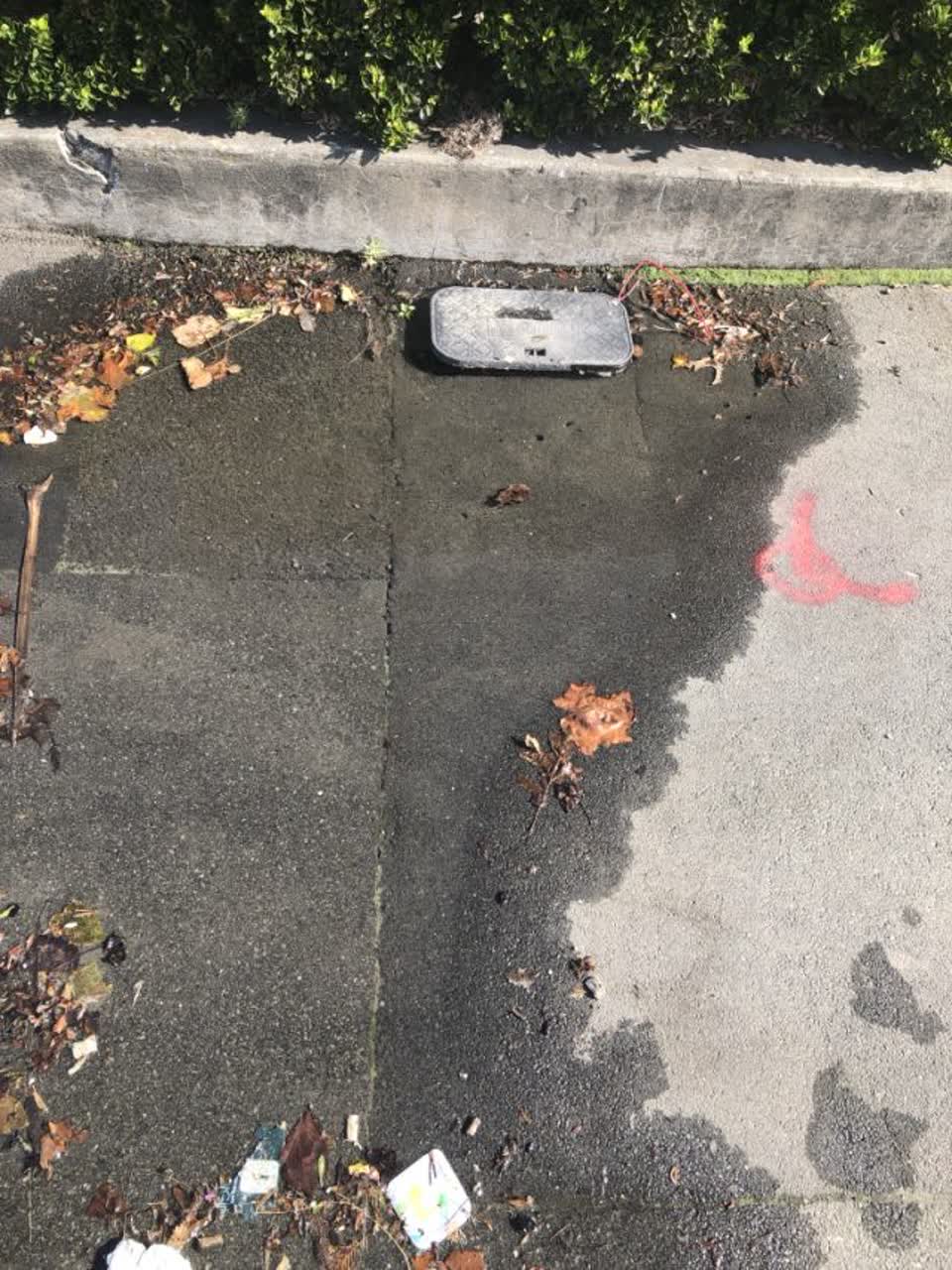 The photograph attached to this water supply report