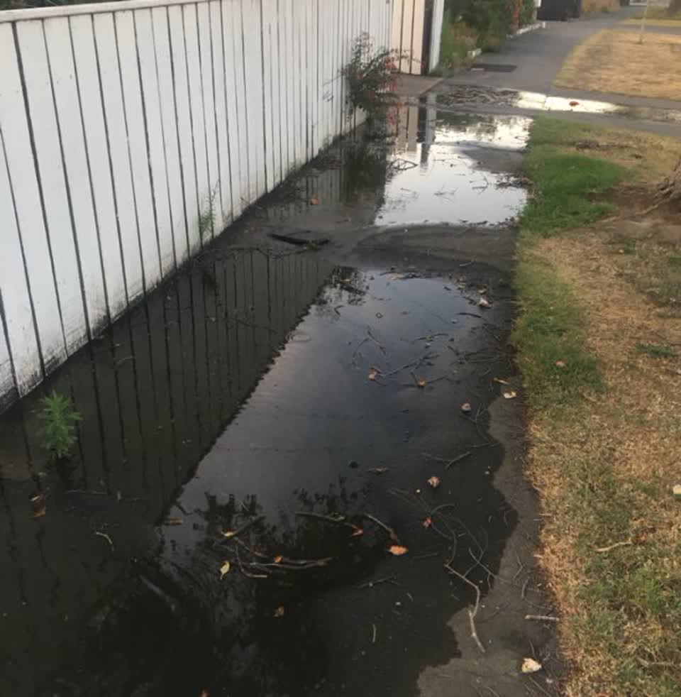 The photograph attached to this water supply report
