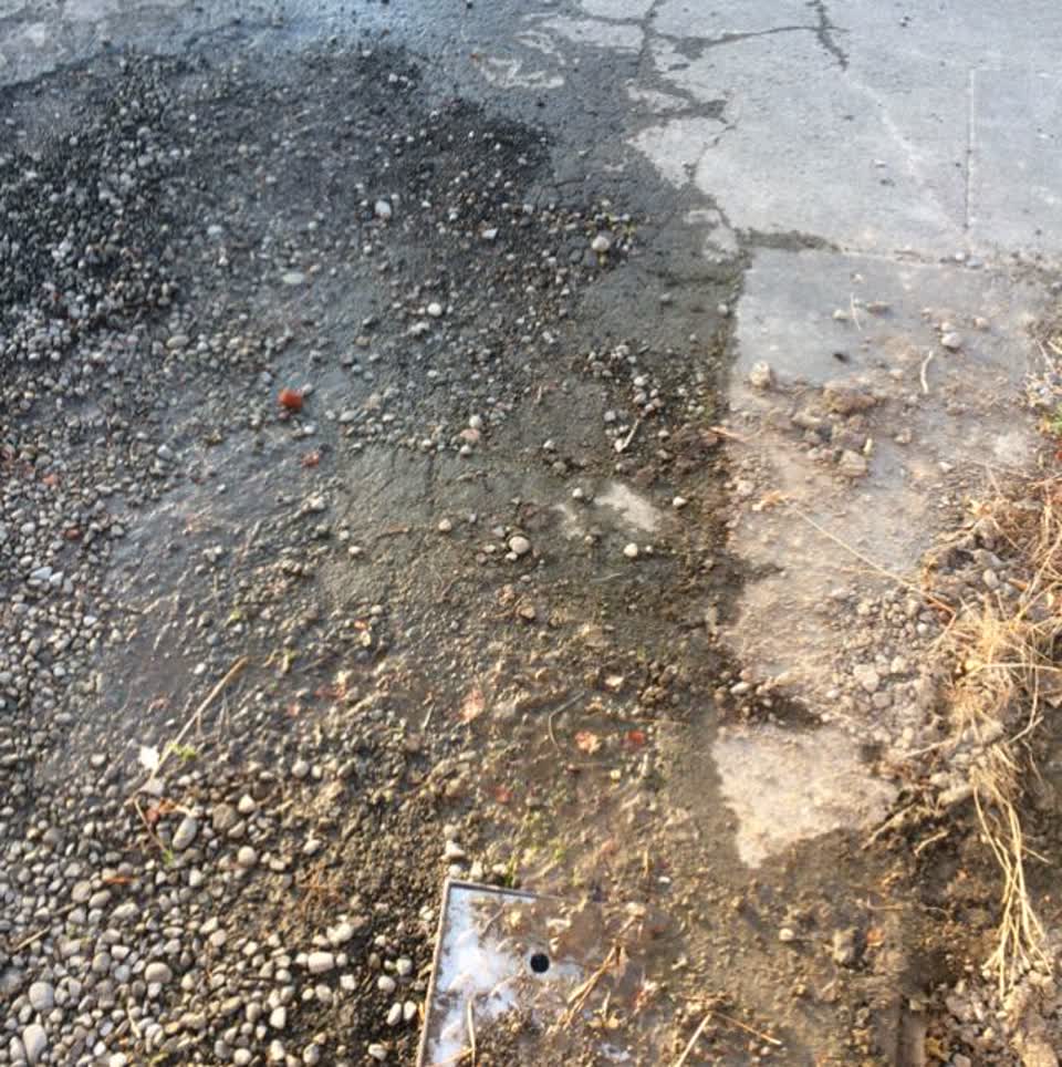The photograph attached to this water supply report