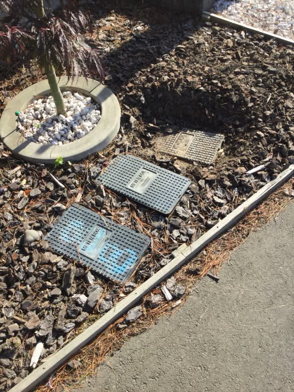 The photograph attached to this water supply report