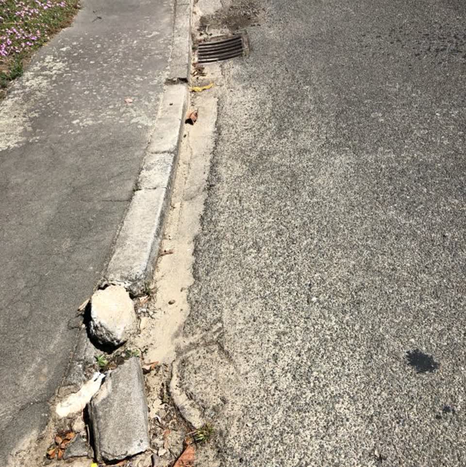 The photograph attached to this wastewater/stormwater report