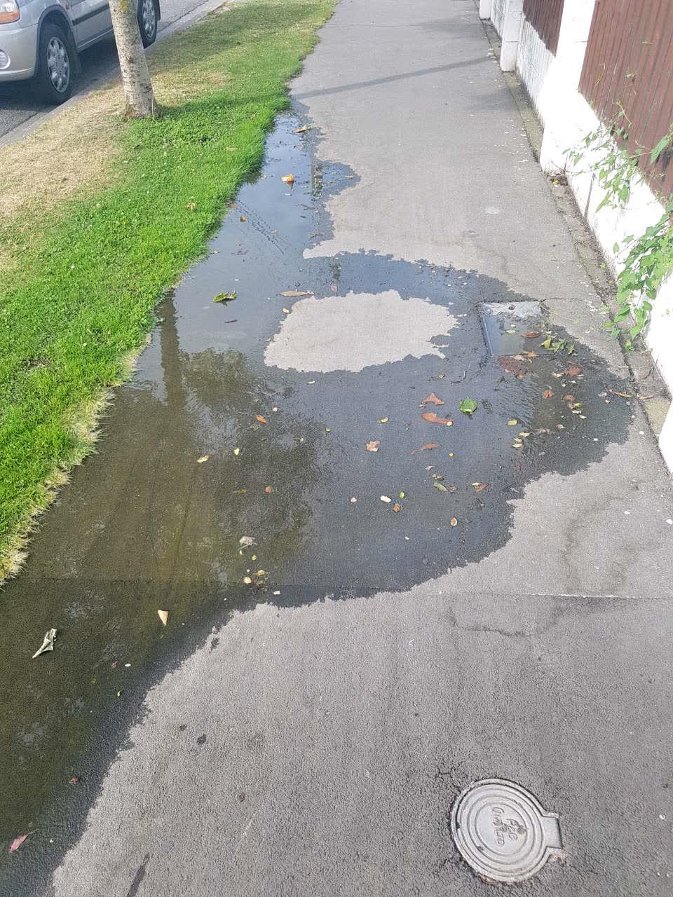 The photograph attached to this water supply report